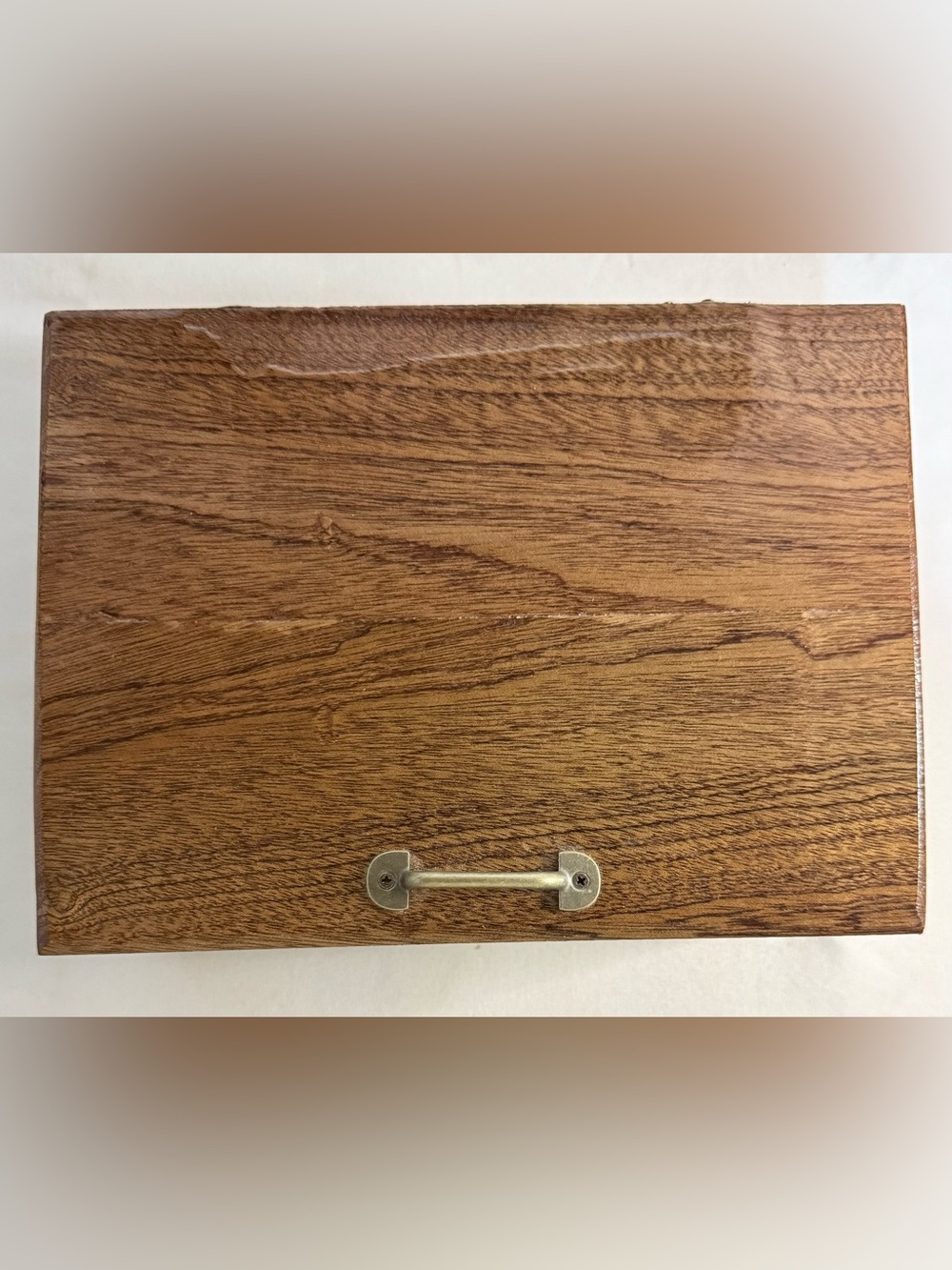 Wooden Keepsake Box in Brown